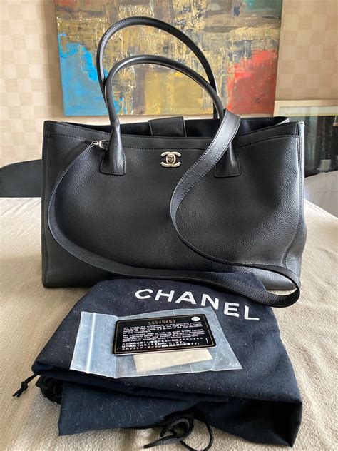 authentic chanel cerf tote.